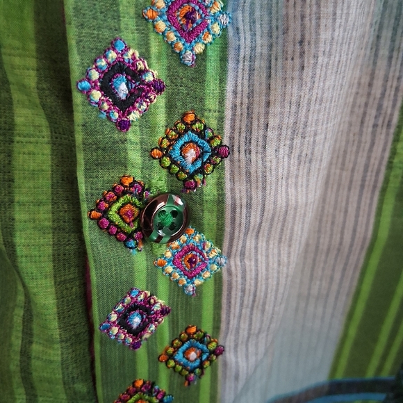 Robert Graham " Flowerpot" Regular Fit Sportshirt Button Down Size Small RARE - Picture 4 of 12